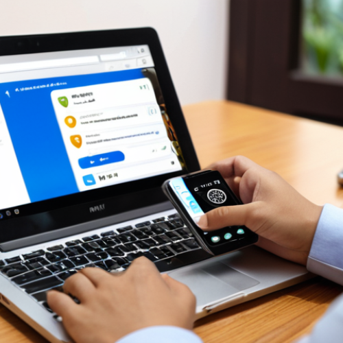 Multi-Factor Authentication (MFA)**

Prompt:
"A Vietnamese individual using a smartphone displaying an OTP code with the app icon of a popular local banking app. In the background, blurred images of social media apps icons and a laptop. Focus on security and layered protection. Emphasize the easy-to-use aspect for everyday Vietnamese users securing their digital lives. Vietnamese Dong symbols subtly integrated."

**