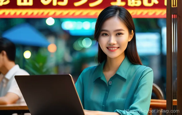 사이버 보안 규정 준수 및 물리적 보안 - **Prompt 1: Secure Digital Life in Vietnam**
"A vibrant, eye-level full shot of a young Vietname...
