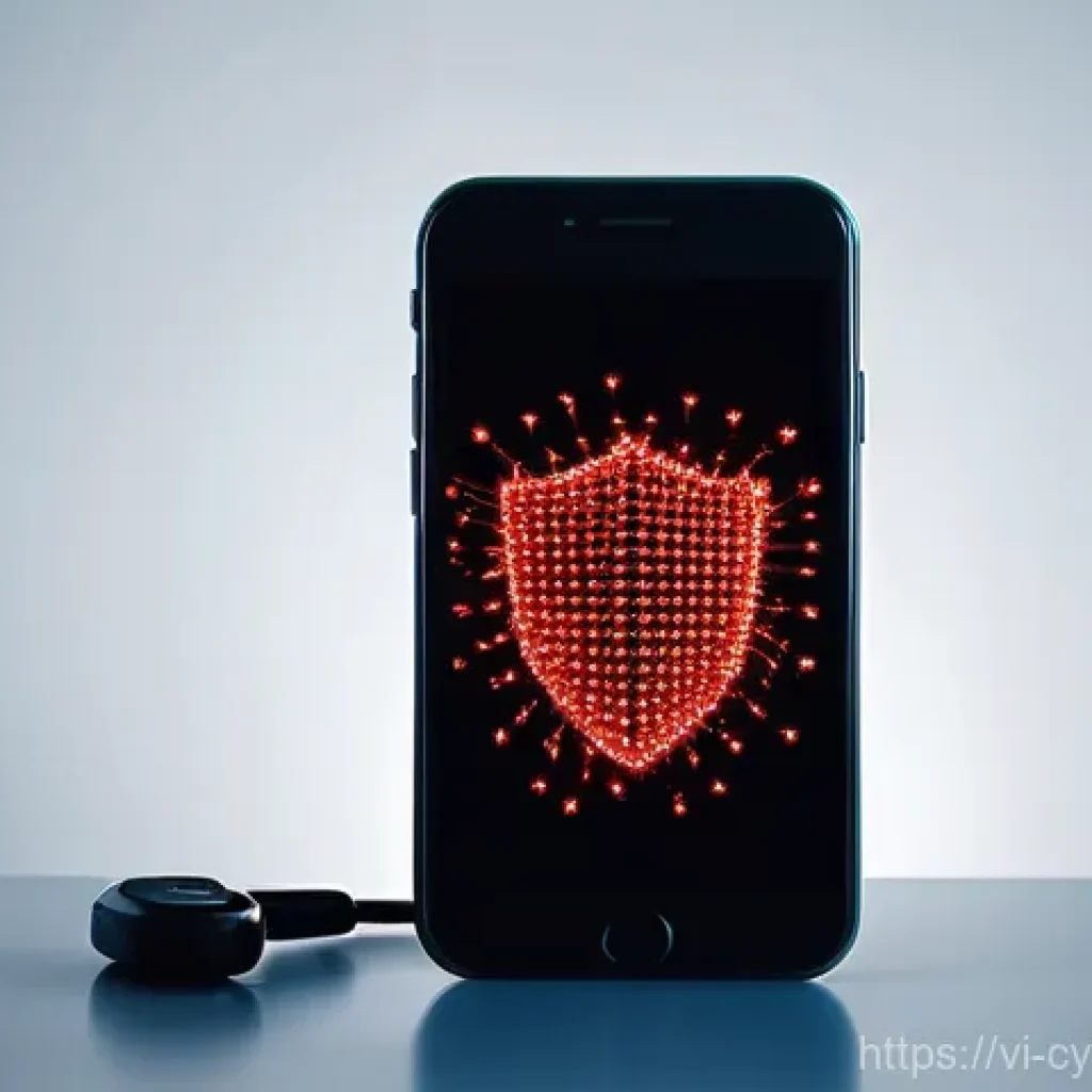 사이버 보안 규정 준수와 모바일 보안 - **Prompt 1: The Subtle Digital Threats Lurking Around Your Smartphone**
A modern, sleek smartpho...