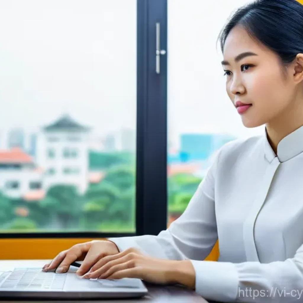 사이버 보안 규정 준수 진단 및 평가 방법 - **Prompt:** A diligent young Vietnamese female entrepreneur, in her late 20s, with short, profession...